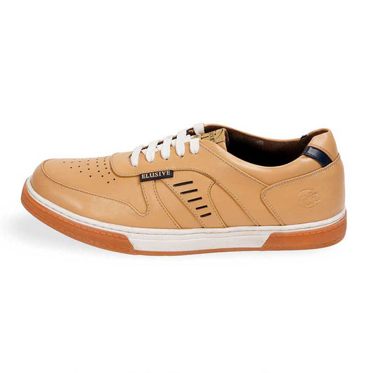 Fairmont beige sneakers with intricate minimalist design.