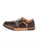 Bel-Air brown iconic low-top sneakers with flat landing for comfort.