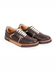 Bel-Air brown iconic low-top sneakers with flat landing for comfort.