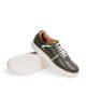 Bel-Air olive premium sneakers featuring a sleek design and TPR sole.