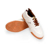 Fairmont white low-top sneakers inspired by Spanish elegance.