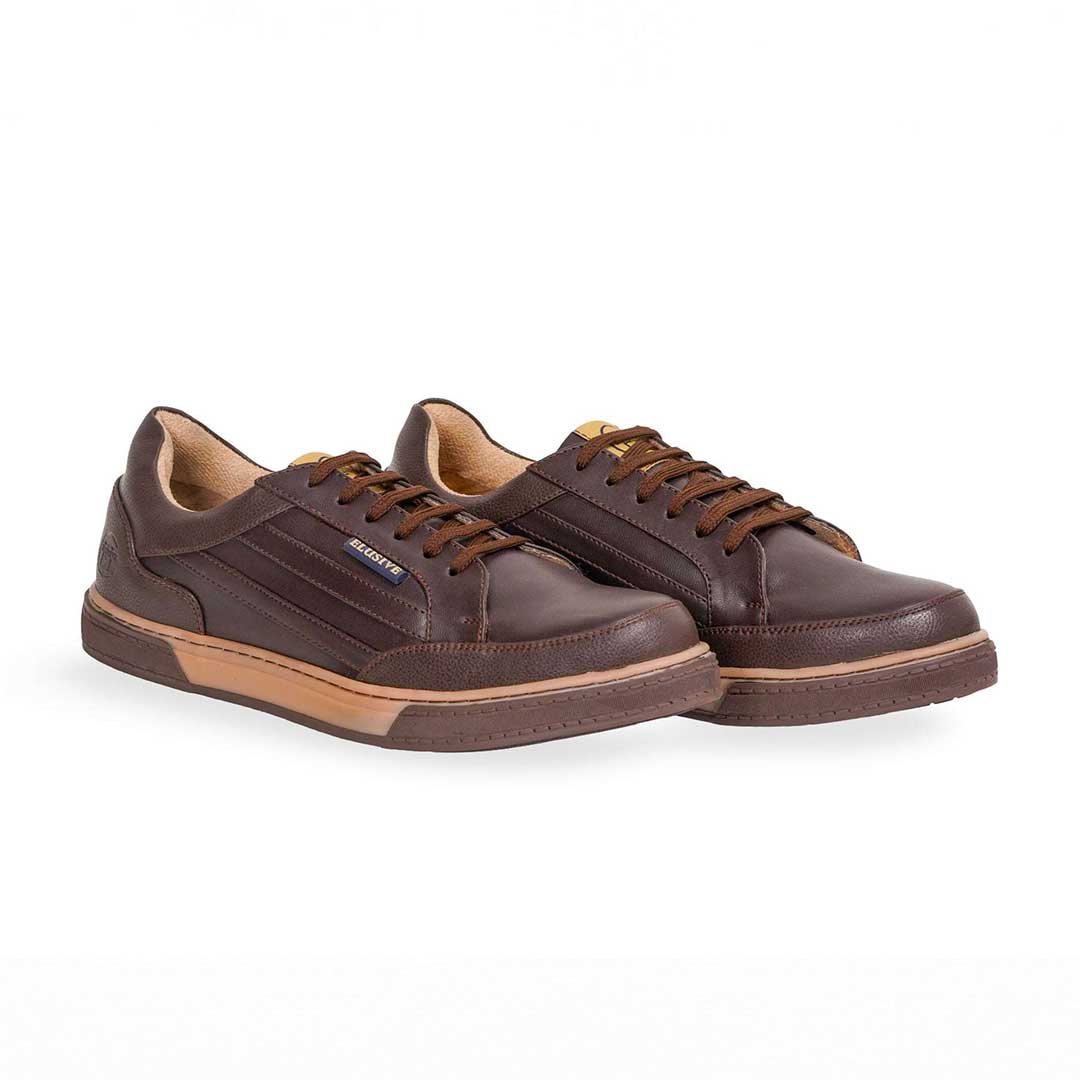 Mayfair brown sneakers inspired by London’s rich Mayfair heritage.
