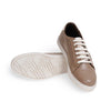 Refined grey sneakers designed for timeless elegance and comfort.