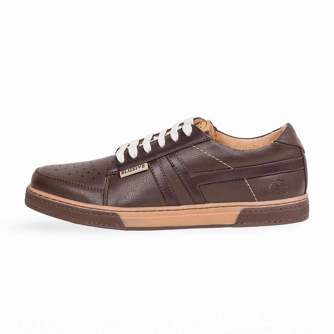 Soho 1 brown sneakers with TPR sole and timeless design.