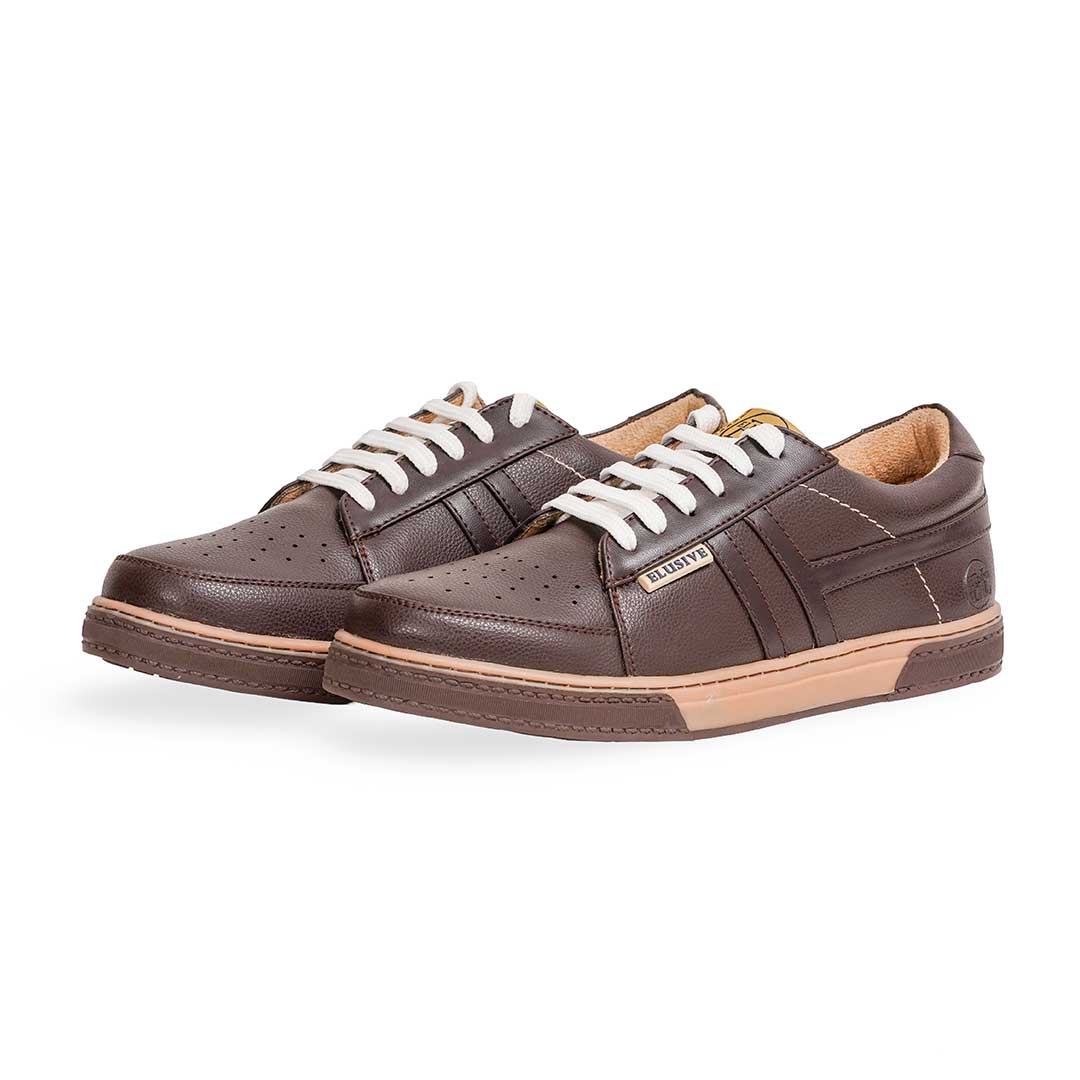Soho 1 brown sneakers with TPR sole and timeless design.