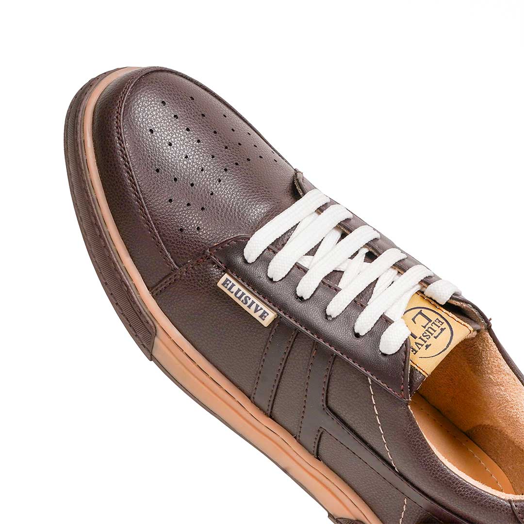 Soho 1 brown sneakers with TPR sole and timeless design.