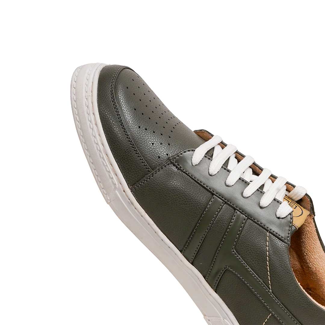 Soho 1 olive sneakers with imported PU leather and latex insoles.